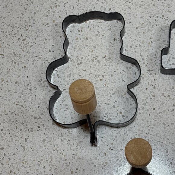 Pancake Ring Mold Lot 9 Holiday Truck Plane Cookie Heart Amaco Handles Non Stick - Picture 2 of 16